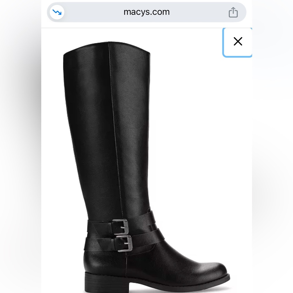 New in box Style & co black boots, 6.5